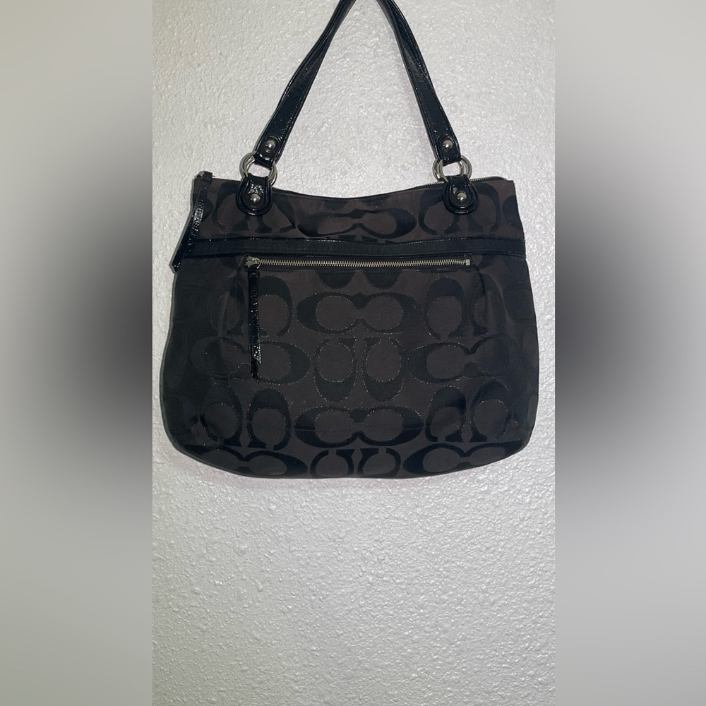 Coach black signature Women's Bag